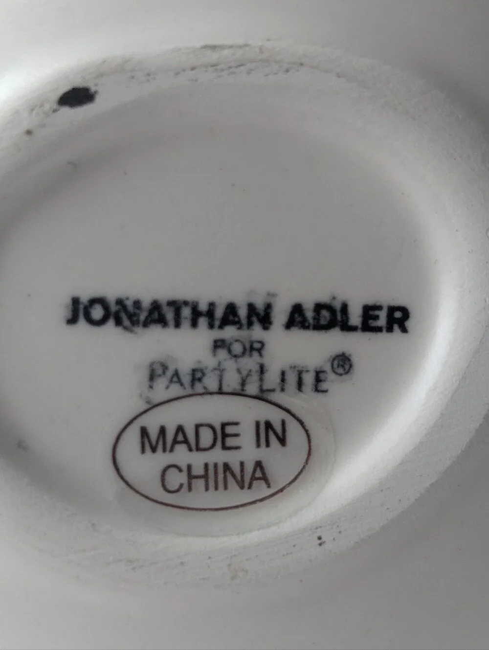 Jonathan Adler Peace Dove Votive Tealight Trinket Holder Discontinued